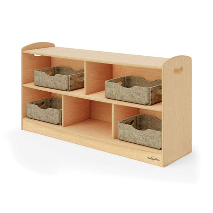 Seoras 2-Level Staggered Shelf (Solid Kickplate)