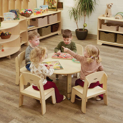 Seoras 30in Birch Adjustable Activity Table - Round