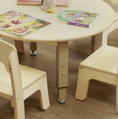Seoras 30in Birch Adjustable Activity Table - Round