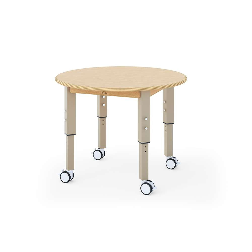 Seoras 30in Birch Adjustable Activity Table - Round