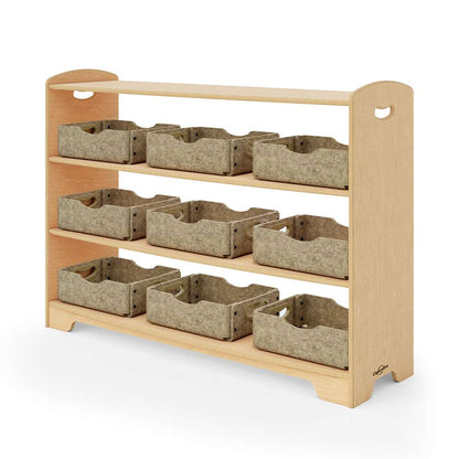 Seoras 3-Level Open Back Shelf