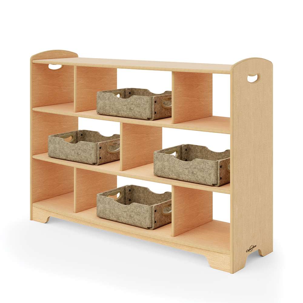 Seoras 3-Level Open Back Staggered Shelf