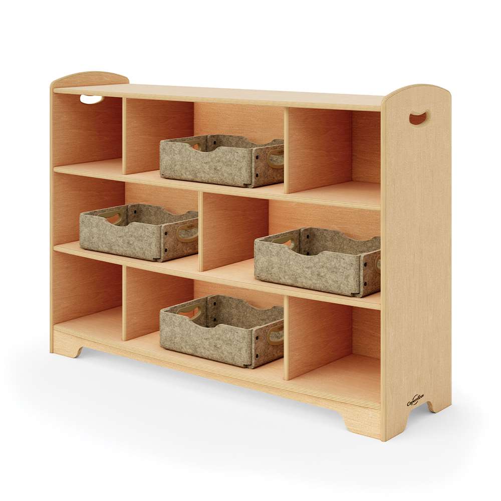 Seoras 3-Level Staggered Shelf with Castors