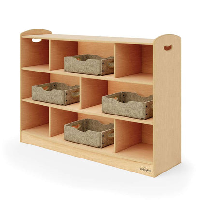 Seoras 3-Level Staggered Shelf (Solid Kickplate)