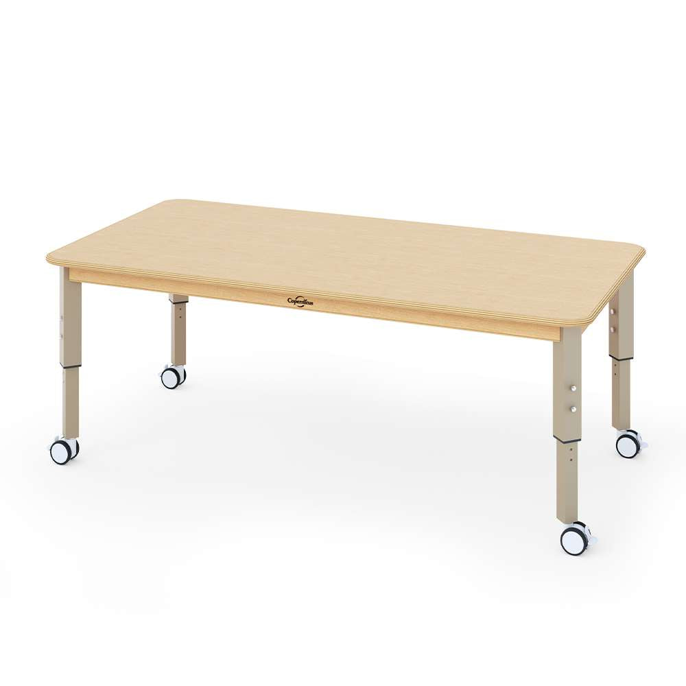 Seoras 60in x 30in Birch Adjustable Activity Table - Rectangle