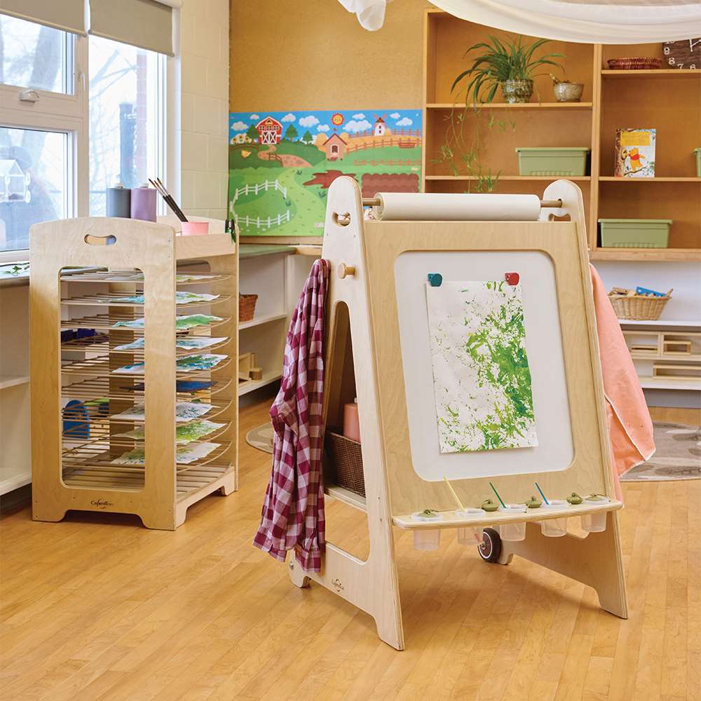 Seoras Birch Double Sided Painting Easel