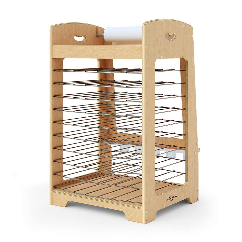 Seoras Birch Painting Easel with Drying Rack