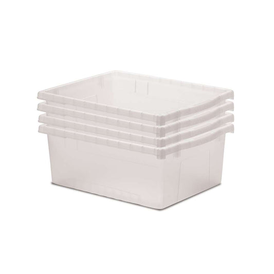 Clear Large Open Tub Kit - Set of 4