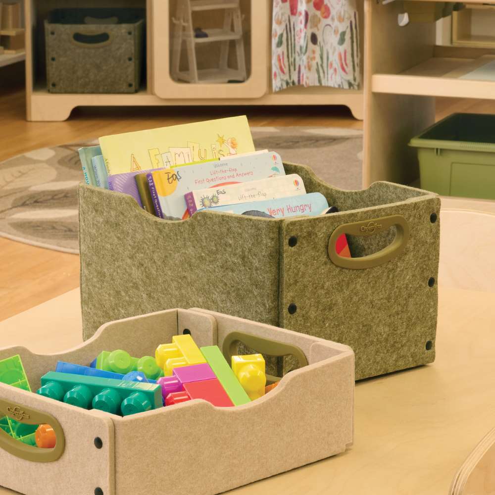 Seoras Birch Early Learning Center with Softouch Storage Bins