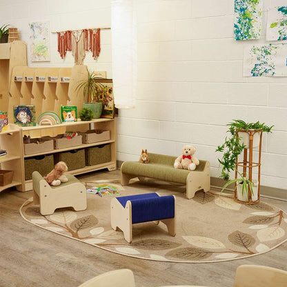 Seoras Softouch Bench - Moss