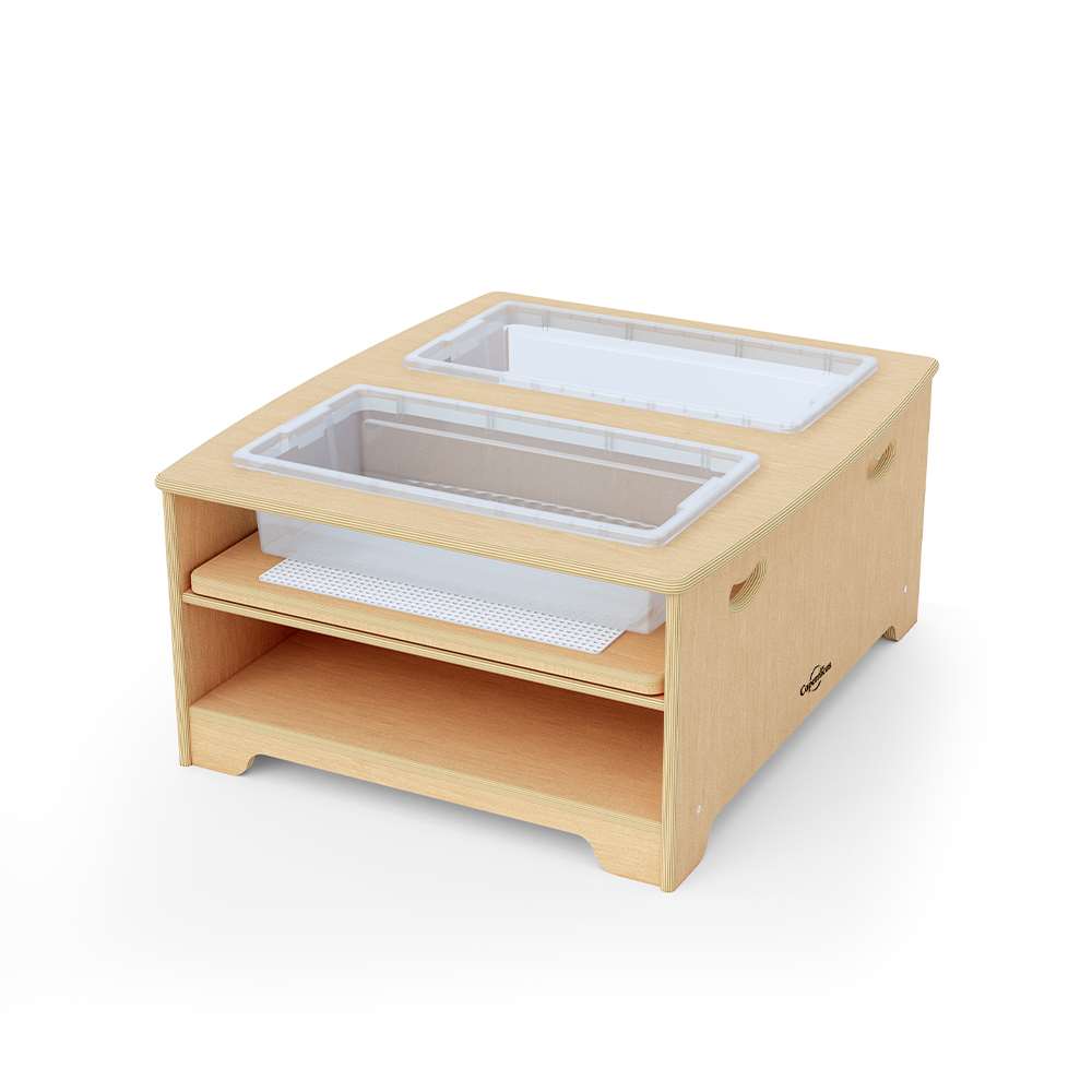 Seoras Birch Double Wide Sensory Table - Toddler