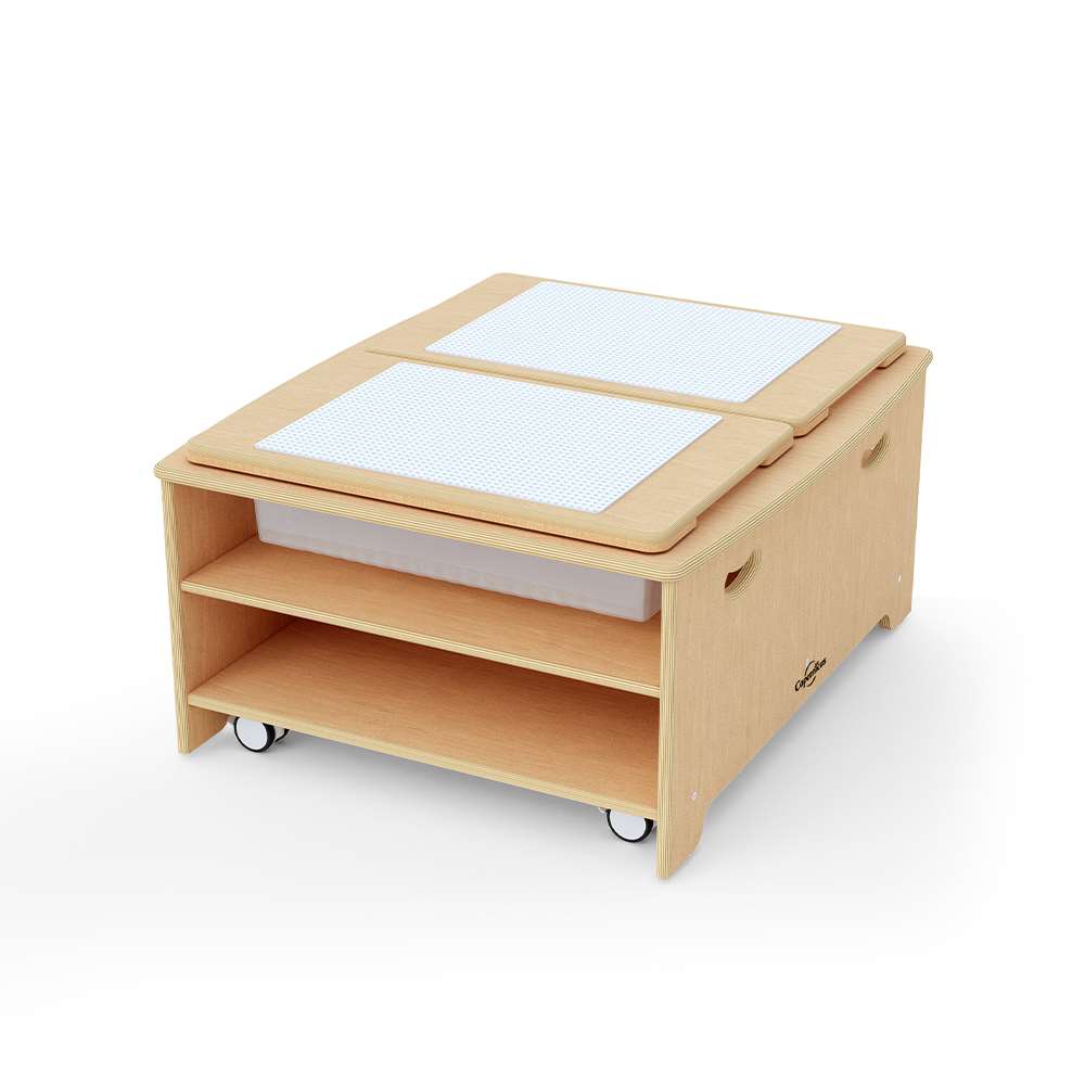 Seoras Birch Double Wide Sensory Table - Toddler