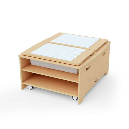 Seoras Birch Double Wide Sensory Table - Toddler
