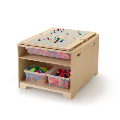 Seoras Birch Double Wide Sensory Table - Preschool