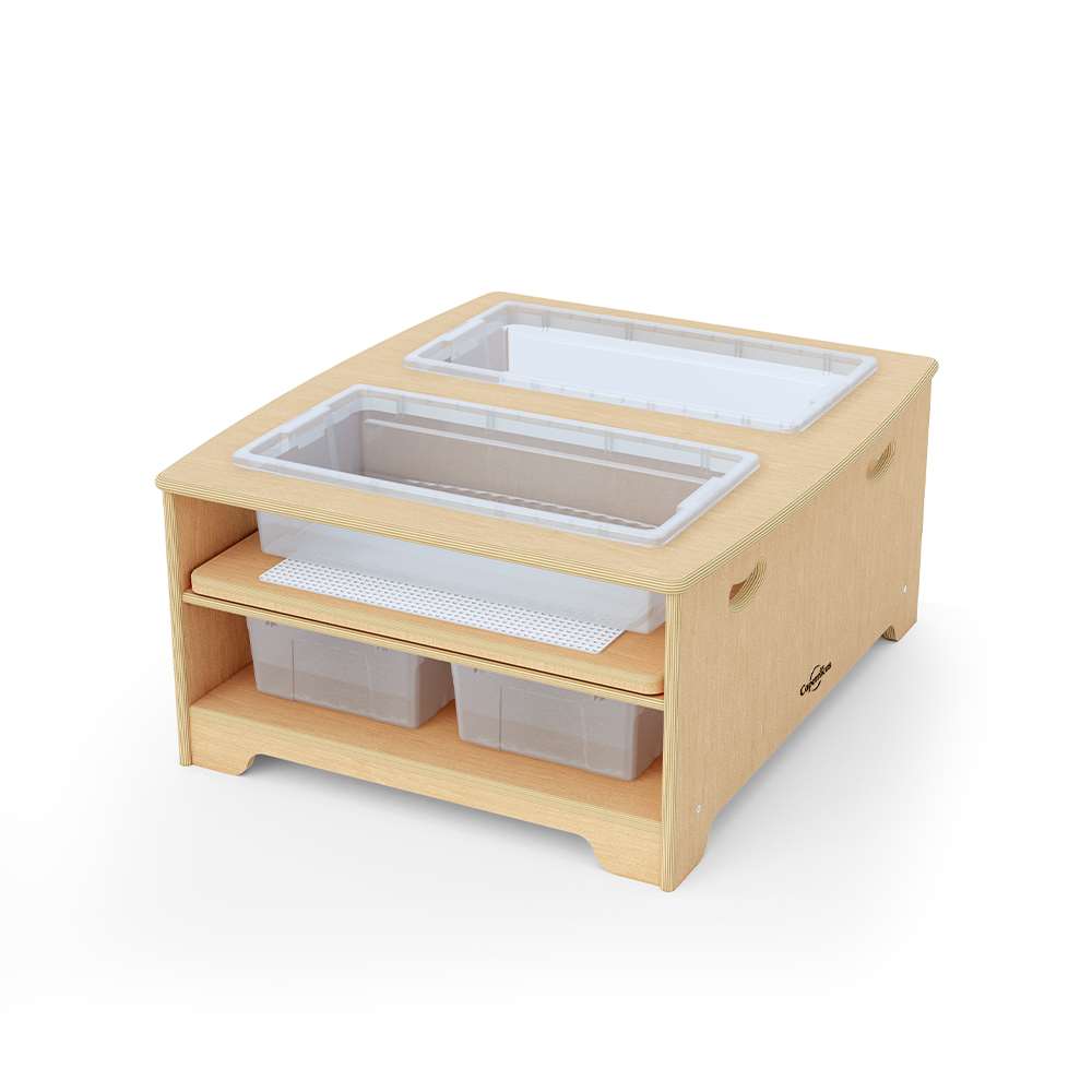 Seoras Birch Double Wide Sensory Table - Toddler