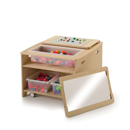 Seoras Birch Double Wide Sensory Table - Preschool