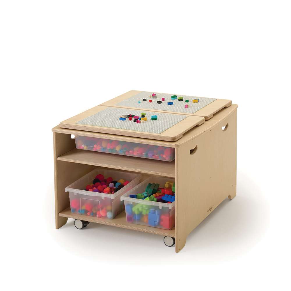 Seoras Birch Double Wide Sensory Table - Preschool