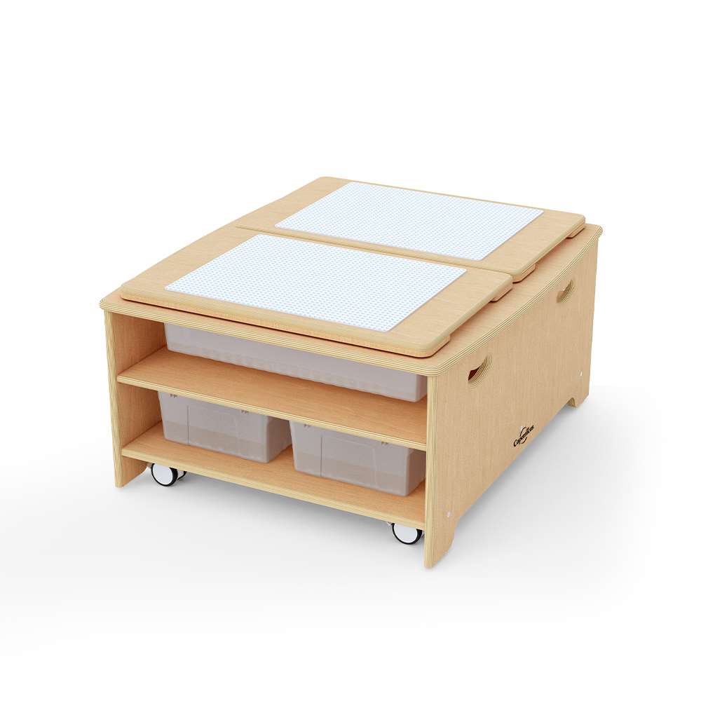 Seoras Birch Double Wide Sensory Table - Toddler