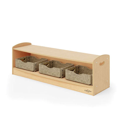 Seoras 1-Level Shelf with (Solid Kickplate)