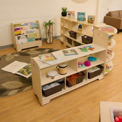 Seoras 1-Level Open Back Staggered Shelf