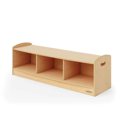 Seoras 1-Level Staggered Shelf (Solid Kickplate)