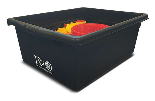 100% Recycled Plastic Large Open Tub