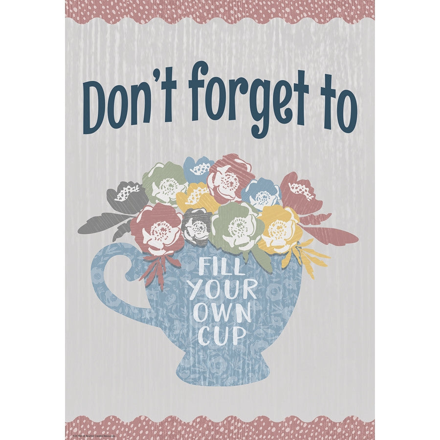 Fill Your Own Cup Positive Poster