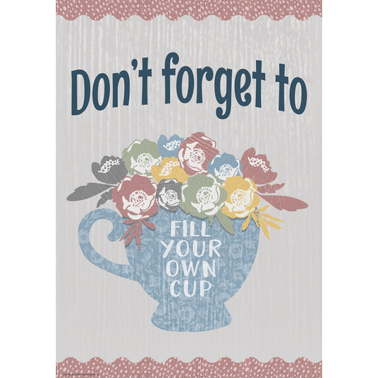Fill Your Own Cup Positive Poster