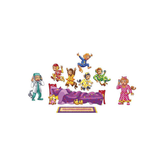 Flannelboard Set - Five Monkey Jumping on the Bed