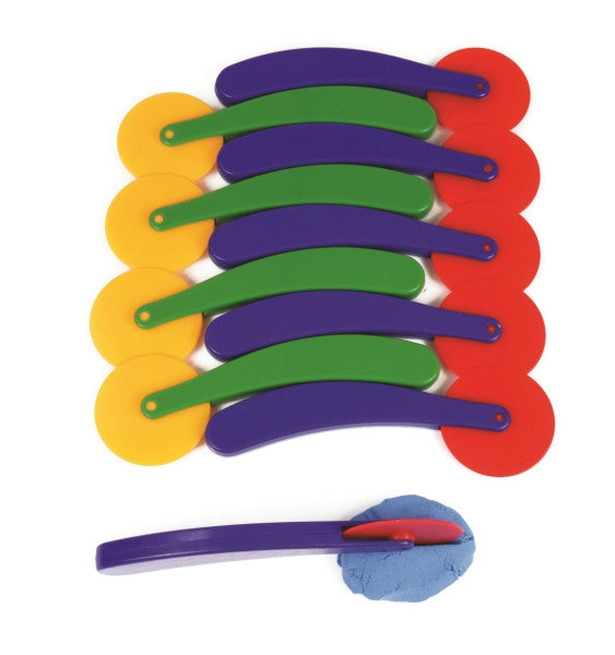 Flat Dough Wheels Set Of 10 Assrt Colors