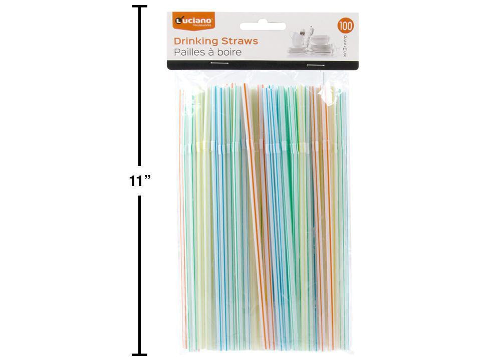 Flexible Drinking Straws (100/Pk)
