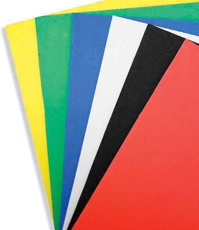 Foam Sheets (9 x 12) - Assorted Colours (10/pk)