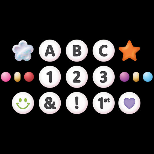 Friendship Beads Circle Letters