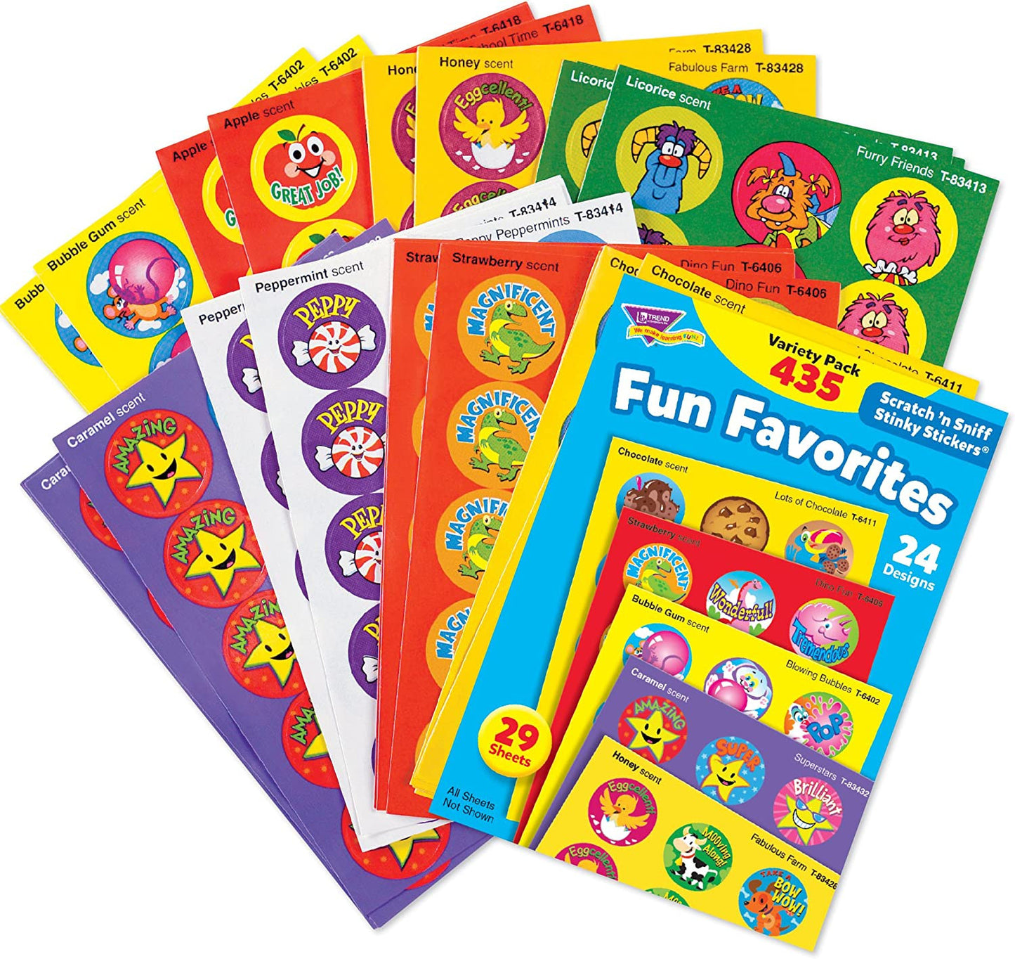 Fun Favorites Scratch 'n Sniff Stinky Stickers® Variety Pack (435 Stickers)