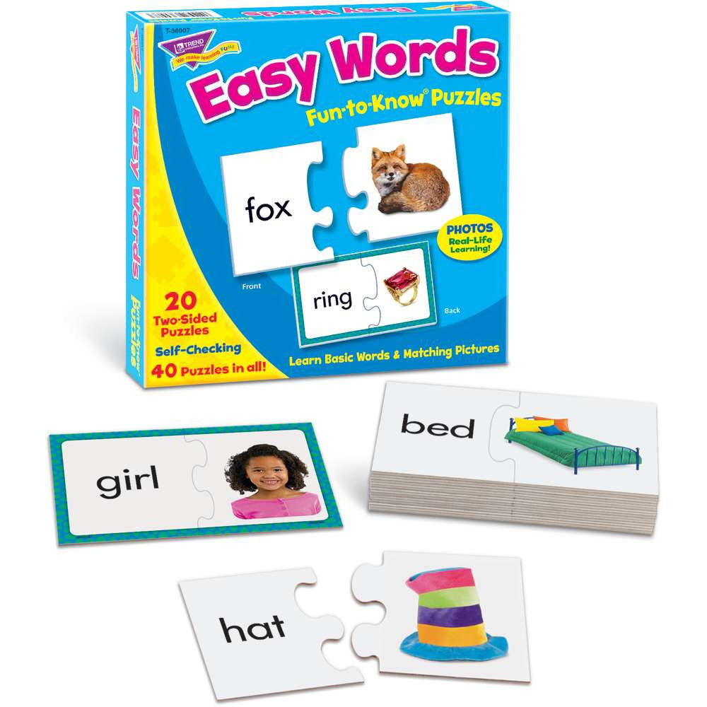 Fun-to-Know® Puzzles - Easy Words