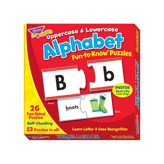 Fun-to-Know® Puzzles - Upper and Lower Case Alphabet