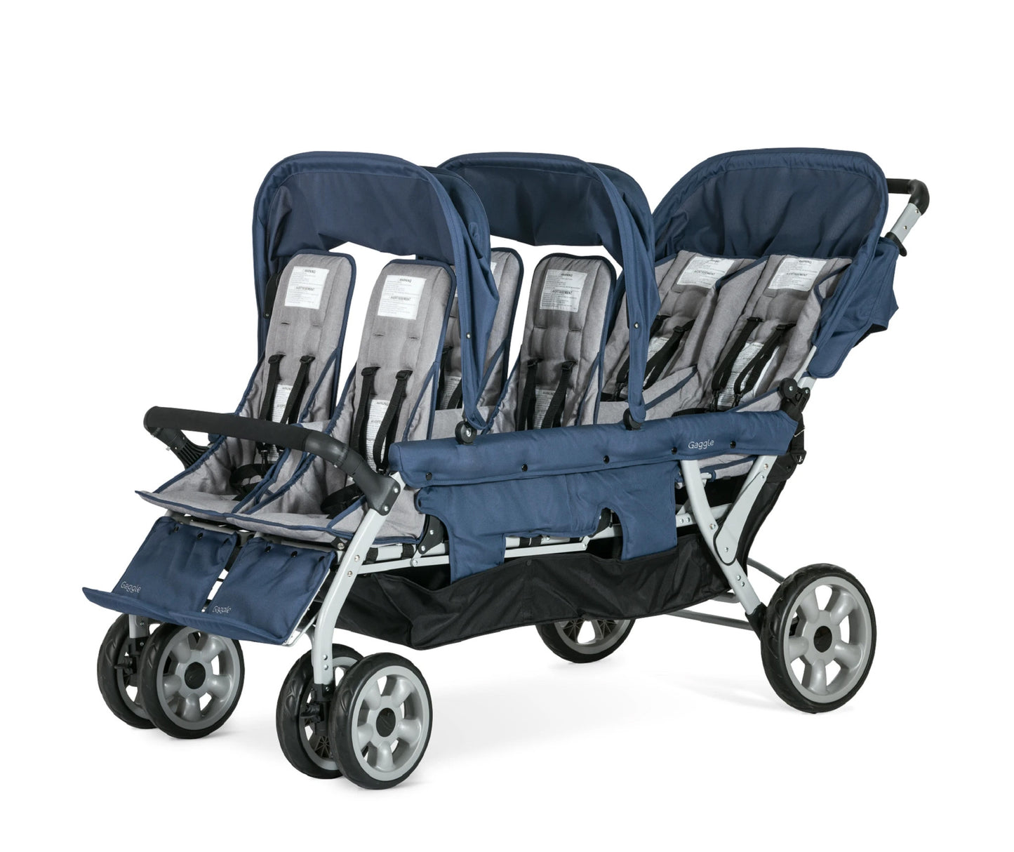 Gaggle 6 Seat Stroller - Grey