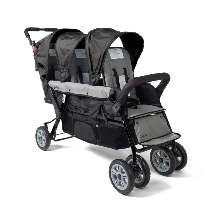 Compass™ Trio Triple Tandem Stroller (Black)