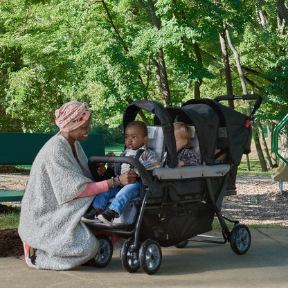 Compass™ Trio Triple Tandem Stroller (Black)