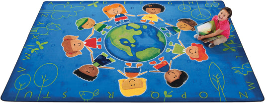 Give the Planet a Hug Carpet - Rectangle