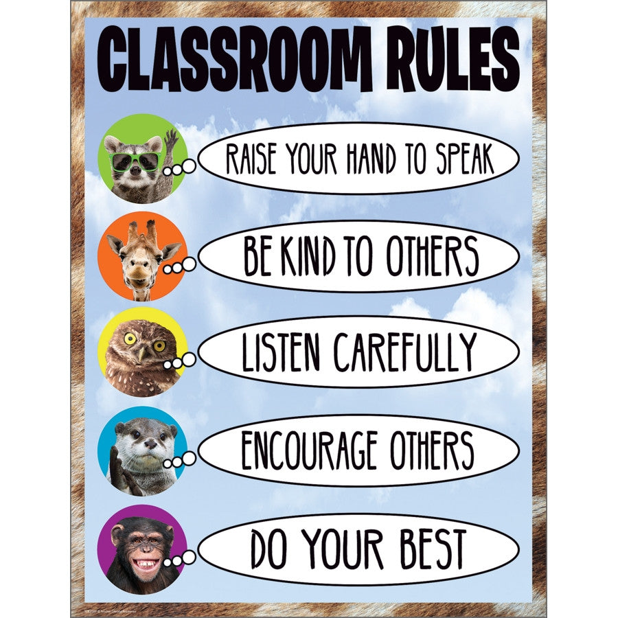 Go Wild Animals Classroom Rules