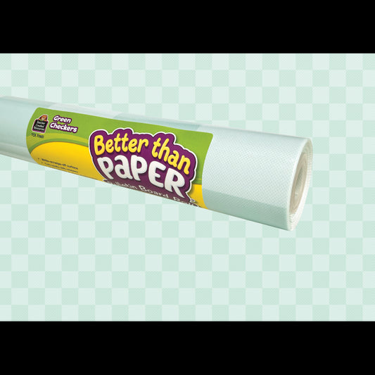 Green Checkers Better Than Paper Bulletin Board Roll