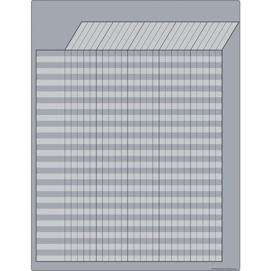 Grey Incentive Write-On/Wipe-Off Chart
