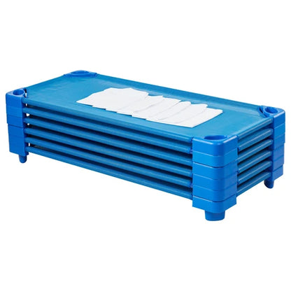 Stackable Kiddie Cot with Sheet -Pack of 6