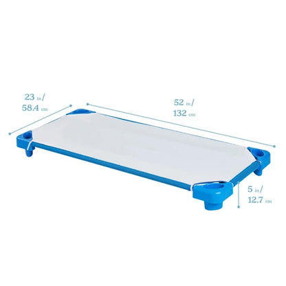 Stackable Kiddie Cot with Sheet -Pack of 6