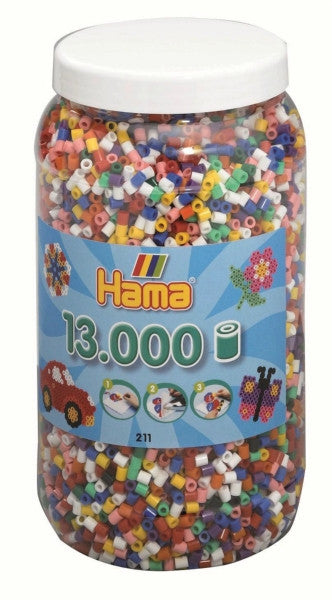 Hama® Beads- 13000 Midi Beads in Tub