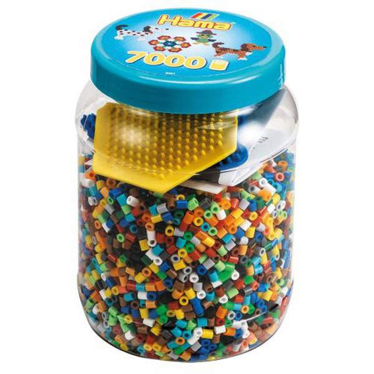 Hama® Midi Beads & Pegboards 7000 Pieces
