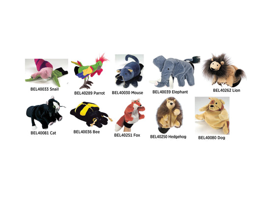 Hand Puppets (Set of 10)