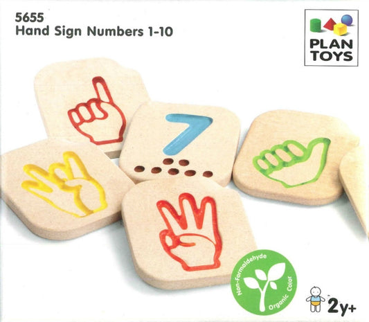 Hand Sign Numbers 1-10