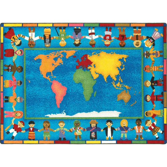 Hands Around the World - Rectangle